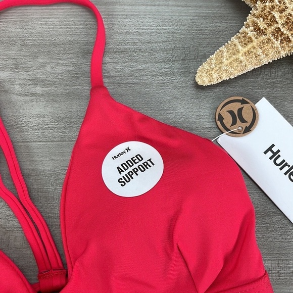 ☀️HURLEY☀️BILLABONG☀️ SOLID ADJUSTABLE A/DIV SKIMPY PANT BIKINI SET - Picture 7 of 14